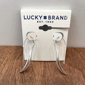 Lucky Brand Silver Drop Earrings